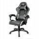 Fotel Varr VARR GAMING CHAIR BACKREST+ARMRESTS REGULATION 2 PILLOWS FOTEL GAMINGOWY FIORANO REGULACJA OPARCIA I PODŁOKIETNIKÓW 2 PODUSZKI GREY+BLACK [45841] 3