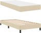 vidaXL Łóżko sprężynowe Inny Kremowy 100 x 200 cm tkanina 6