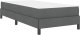 vidaXL Łóżko sprężynowe Inny ciemno szary 100 x 200 cm tkanina 9