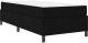 vidaXL Łóżko sprężynowe Czarny, Czarny 90 x 200 cm 2