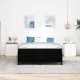 vidaXL Łóżko sprężynowe Czarny, Czarny 160 x 200 cm 5