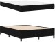 vidaXL Łóżko sprężynowe Czarny, Czarny 160 x 200 cm 6