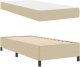 vidaXL Ramka łóżka Jasnozielono-szary 100 x 200 cm Tkanina sztruksowa 6
