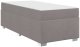 vidaXL Ramka łóżka Inny Ciemnoszary 90 x 190 cm tkanina 2