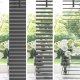 vidaXL vidaXL Roleta Okienna z zasłonami Inny Ciemny szary 160 x 220 cm Aluminium 4