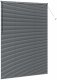 vidaXL vidaXL Roleta Okienna z zasłonami Inny Ciemny szary 160 x 220 cm Aluminium 5