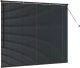 vidaXL Roleta Okienna z zasłonami Inny Czarny 80 x 130 cm Aluminium 5