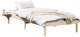 vidaXL vidaXL Stelaż łóżka z stolikami nocnymi Brązowy 90 x 190 cm Brązowy 3