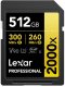 Karta Lexar Professional 2000x SDXC 512 GB Class 10 UHS-II/U3 V90 (LSD2000512G-RNNNG) 1