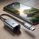 CO2 PRZEJŚCIÓWKA USB ETHERNET ADAPTER KARTA SIECIOWA LAN GIGABIT RJ45 2500 MBPS 5