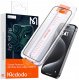 MCDODO EZ PASTE SZKŁO HARTOWANE MOCNA SZYBKA DO ETUI DO IPHONE 16 1