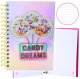 Zeszyt Notatnik W Linie Candy Dreams Cukierki Holograficzny A5 70 Kartek LEAN 1