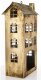 Dekoracja - metalowy domek 45x23,5x14,5 cm  KEKERE tall 2