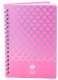 Notatnik W Linie Holograficzne Łuski Różowy A6 80 Kartek LEAN 3