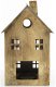Dekoracja - metalowy domek 36x21x21 cm  KEKERE square 6