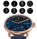 Withings Scanwatch 2 - zegarek z funkcją EKG, pomiarem pulsu i SPO2 oraz mierzeniem aktywności fizycznej i snu (38mm, blue rose gold) 6