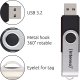 Intenso USB 256GB OFFICE LINE 3.2 Gen1 Silver-Black pamięć USB USB Typu-A 3.2 Gen 1 (3.1 Gen 1) Czarny, Srebrny 12