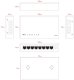 Switch Lanview LVN-DESK-8PORT-1G bez kategorii 5