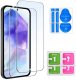 krainaGSM Etui do Samsung A35 | A55 5G MATOWE WZMACNIANE CZARNE ZESTAW 2x SZKŁO 5