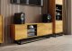 Szafka RTV 150cm Loft ONE FURNITURE - Laminat Dębowy 2