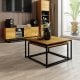 Szafka RTV 150cm Loft ONE FURNITURE - Laminat Dębowy 3