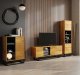 Szafka RTV 150cm Loft ONE FURNITURE - Laminat Dębowy 5