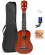 Zestaw: Ukulele sopranowe Max UKEY brązowe+ tuner dwie kostki struny pokrowiec one size 1