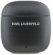 Słuchawki Karl Lagerfeld Bezprzewodowe słuchawki dokanałowe Metal Printed Logo TWS ANC/ENC Bluetooth 5.4 (czarne) 3