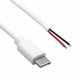 Kabel USB Akyga Serwisowy AK-SC-40 USB type C 60 W 1 m Biały 2