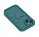Etui do iPhone 13 | 14 silikonowe MATOWE serce + Szkło ochronne na ekran 9H 3