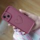 Etui do iPhone 13 | 14 silikonowe MATOWE serce + Szkło ochronne na ekran 9H 3