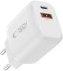TECH-PROTECT NCA20 2-PORT NETWORK CHARGER PD 20W / QC3.0 + LIGHTNING CABLE WHITE 4