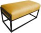 Ławka LILU MG VELVET musztardowa/curry ATOS 1