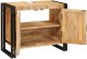 vidaXL Szafka pod umywalkę 71 x 33 x 58 cm Lite Drewno Mango, Stal 4