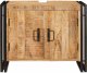 vidaXL Szafka pod umywalkę 71 x 33 x 58 cm Lite Drewno Mango, Stal 5