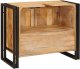 vidaXL Szafka pod umywalkę 71 x 33 x 58 cm Lite Drewno Mango, Stal 7