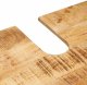 vidaXL Szafka pod umywalkę 71 x 33 x 58 cm Lite Drewno Mango, Stal 10