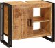 vidaXL Szafka pod umywalkę 71 x 33 x 58 cm Lite Drewno Mango, Stal 3