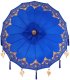 vidaXL Baliński Parasol Inny Niebieski x 260 cm Bawełna i lite drewno 4