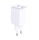 3mk Hyper Charger PD 45W GaN QC4+ PPS 2C Super-Fast Charge 2.0 White 3