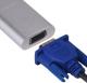 Adapter USB SilverStone Brak USB-C - HDMI USB-C - VGA USB-C - DisplayPort Mini Srebrny  (SST-EP11S) 4