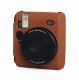 Pokrowiec LoveInstant Futerał Etui Pokrowiec Case Silikon Do Fuji Fujifilm Instax Mini 99 Brązowy 2