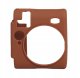 Pokrowiec LoveInstant Futerał Etui Pokrowiec Case Silikon Do Fuji Fujifilm Instax Mini 99 Brązowy 5