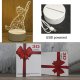 Lampka LED 3D Kot na prezent 3