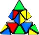 KOSTKA RUBIKA PIRAMIDA 3x3 MOYU MEILONG PYRAMINX CZARNA SZYBKA UKŁADANKA ŁAMIGŁÓWKA 5