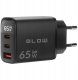 76-030# Ładowarka sieciowa gniazdo usb + usb-cx2 pd 65w gan czarna 1