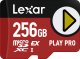 Lexar LMSXPS0256G-BNNNG pamięć flash 256 GB MicroSDXC UHS-I Klasa 3 1