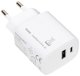 TROIKA CHA20/WH ładowarka do urządzeń przenośnych Smartfon, Tablet Biały Prąd przemienny Szybkie ładowanie Wewnętrzna 1
