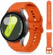 Pasek Silicone Band do Galaxy Watch 7/FE/6/5/4 Classic - pomarańczowy 6