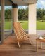 Zestaw 2 krzeseł ogrodowych BELLANO Drewno akacjowe Brązowy 2
